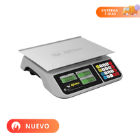 Rhino Báscula Mostrador Recargable Acero Inoxidable 60 kg BAR-10