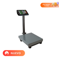 Rhino Báscula Plataforma Recargable Indicador Inoxidable 100 kg BAPCA-100