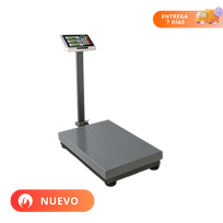 Rhino Báscula Plataforma Recargable Indicador Inoxidable 500 kg BAPCA-500