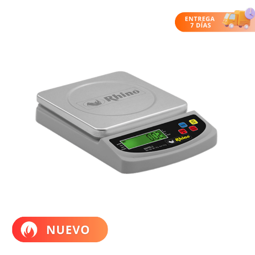 Rhino Báscula Precisión Contadora Acero Inoxidable 3 kg BAPRE-3 