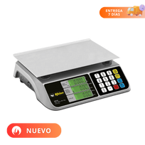 Rhino Bascula Mostrador recargable 300 horas 20 kg BAR-6X 