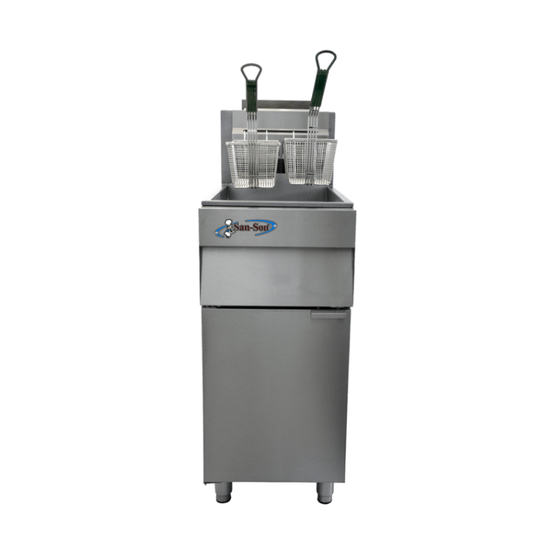 Sanson Freidora a Gas de 21 litros con 2 Canastillas SS-35