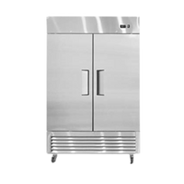 Sobrinox Refrigerador vertical 2 puertas solidas 43.1 pies de capacidad RVC-49-2S