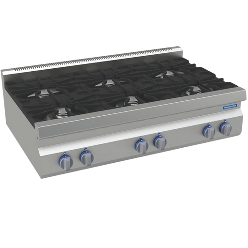 Tramontina Cocina a gas Countertop 6 quemadores 67305007 Nuevo