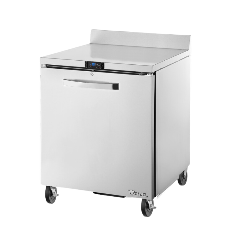 True Mesa De Trabajo Congelada de 1 Puerta Solida TWT-27F-HC  Seminuevo