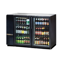 True Refrigerador Contra Barra 2 Puertas de Cristal TBB-24GAL-48G-S-HC-LD