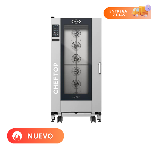 Unox Horno Combinado Eléctrico Cheftop 20 bandejas GN 2/1  XEVL-2021-DPRS