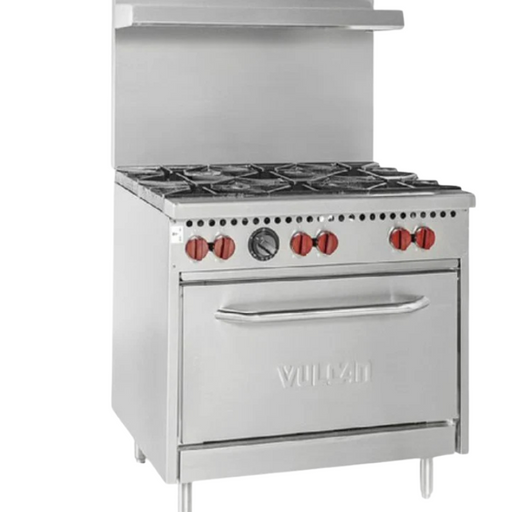 Vulcan Estufa 6 Quemadores con Horno SX36-6BP