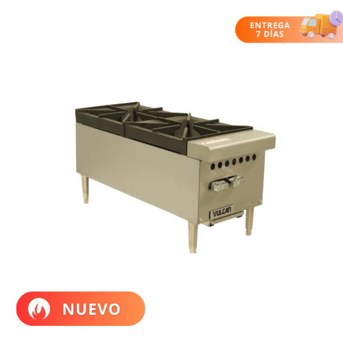 Vulcan Parrilla a Gas 2 Quemadores VCRH12-2
