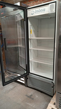 Imbera Refrigerador Vertical 1 Puerta Cristal Luz Led 20 Pies VR20 D 115V Seminuevo