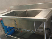 S/M Tarja Doble Acero Inoxidable 1.50 x .70 x .90 m Seminuevo
