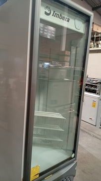 Imbera Refrigerador Vertical 1 Puerta Cristal Luz Led 25 pies VR25 D 115V Seminuevo