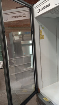 Imbera Refrigerador Vertical 1 Puerta Cristal Luz Led 25 pies VR25 D 115V Seminuevo
