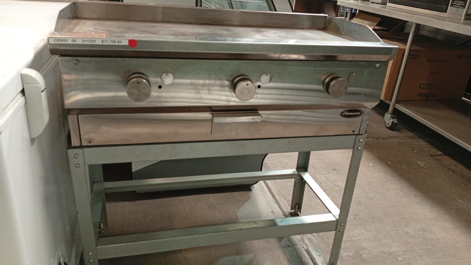 Diamantti Plancha 3 Quemadores con base COCI PLD-3-01 Seminuevo