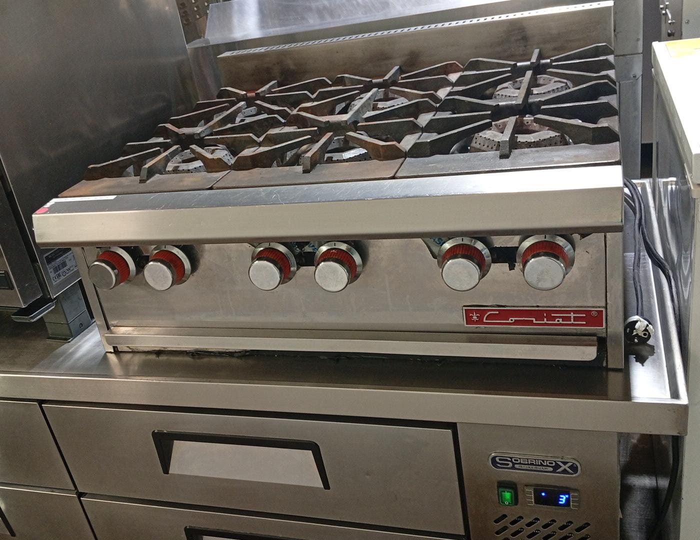 Coriat Parrilla 6 Quemadores a Gas PCV-6 MASTER Seminuevo