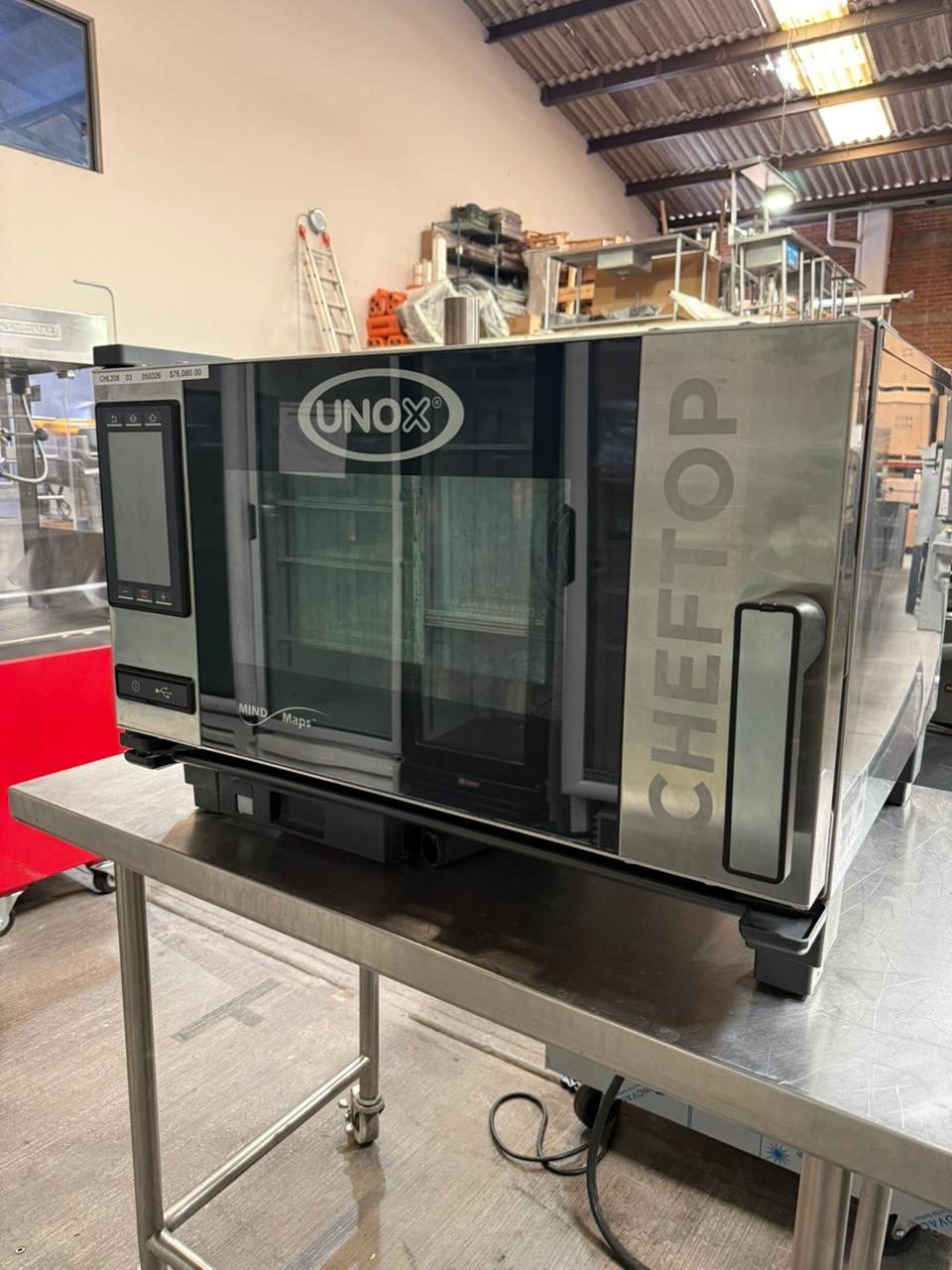 Unox Horno Cheftop 3 bandejas GN 1/1 XEVC-0311-EPR 220V Seminuevo