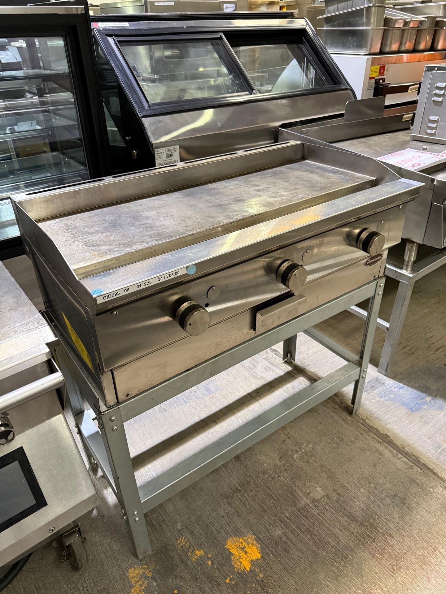 Diamantti Plancha 3 Quemadores con base COCI PLD-3-01 Seminuevo
