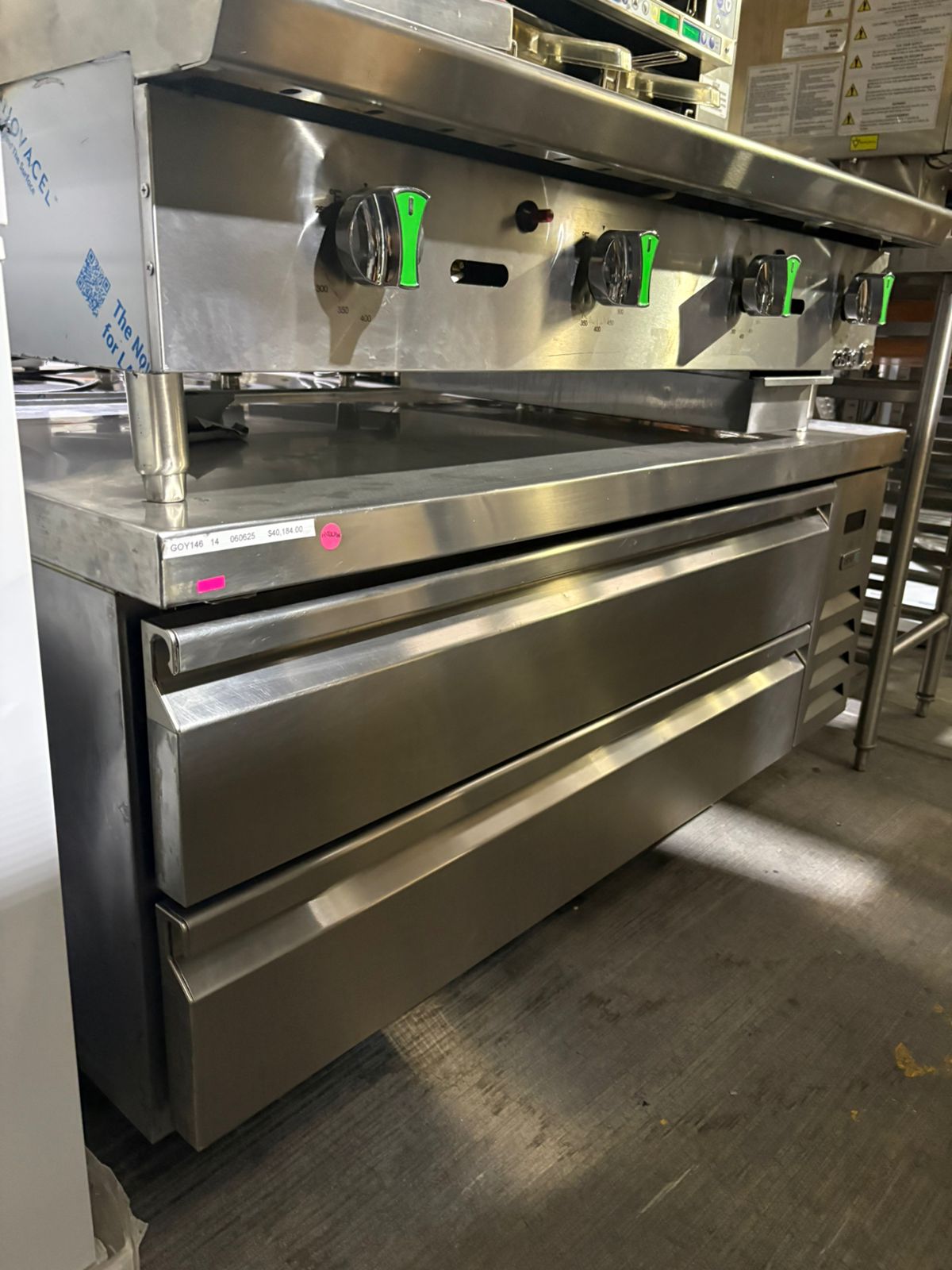 Asber Base de Chef Refrigerada de 2 Cajones ACBR-52 Seminuevo