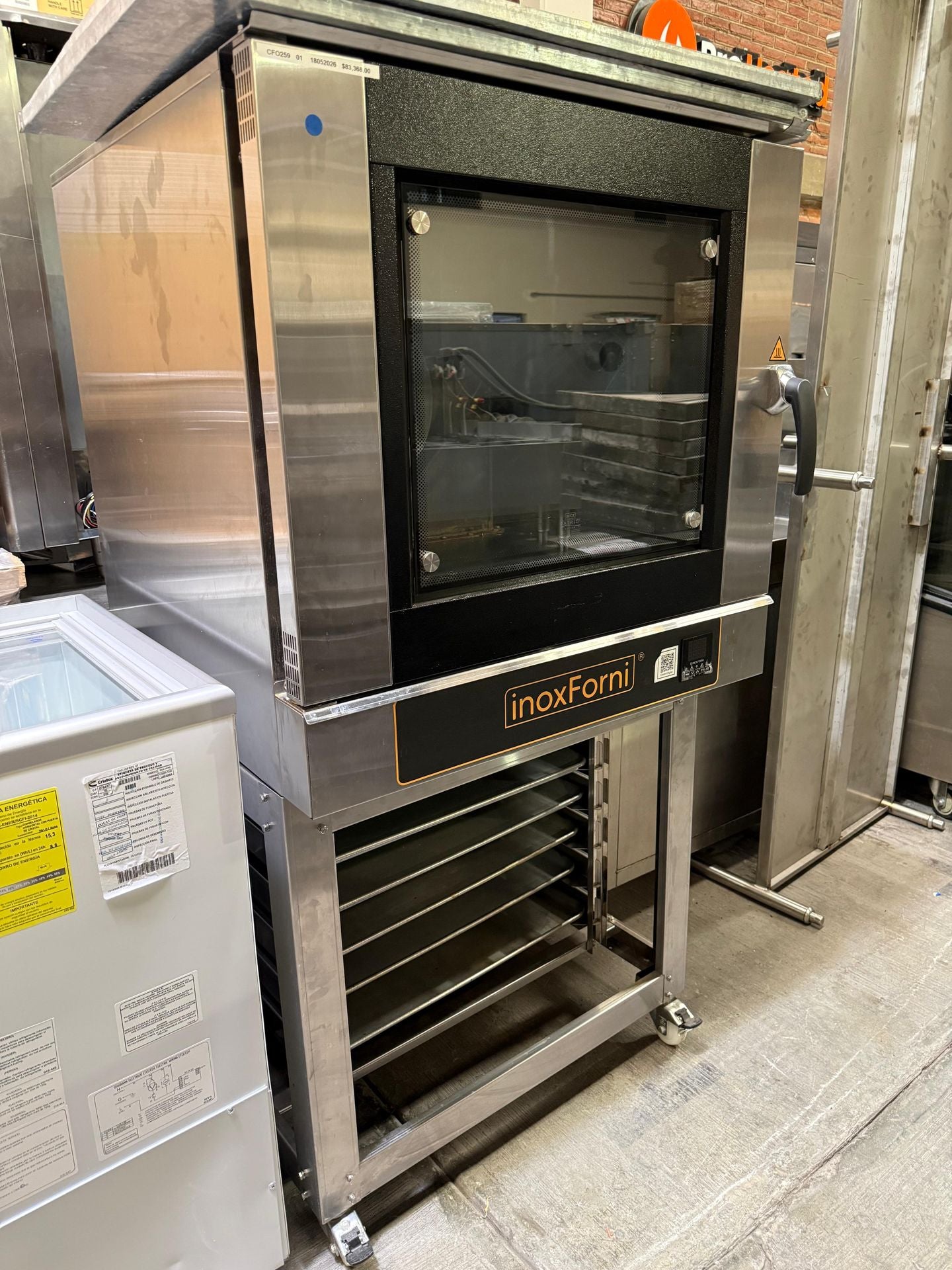 Inoxforni Horno de Convección a Gas Panel Digital A6 Digital 220V Seminuevo