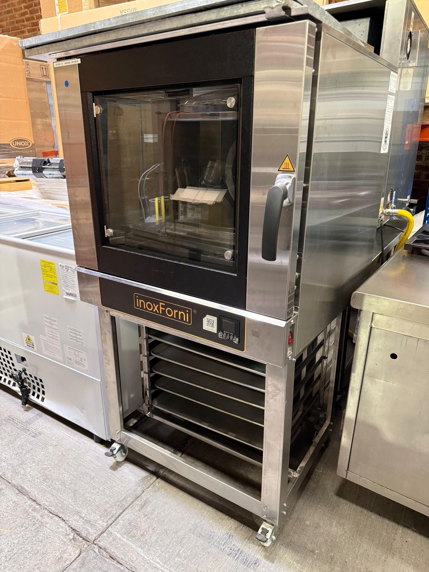 Inoxforni Horno de Convección a Gas Panel Digital A6 Digital 220V Seminuevo