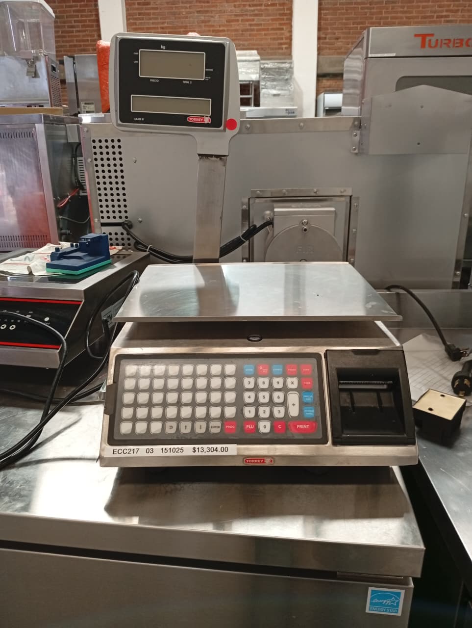 Torrey Báscula Etiquetadora 40 Kg 0W-LABEL40P 110V Seminuevo