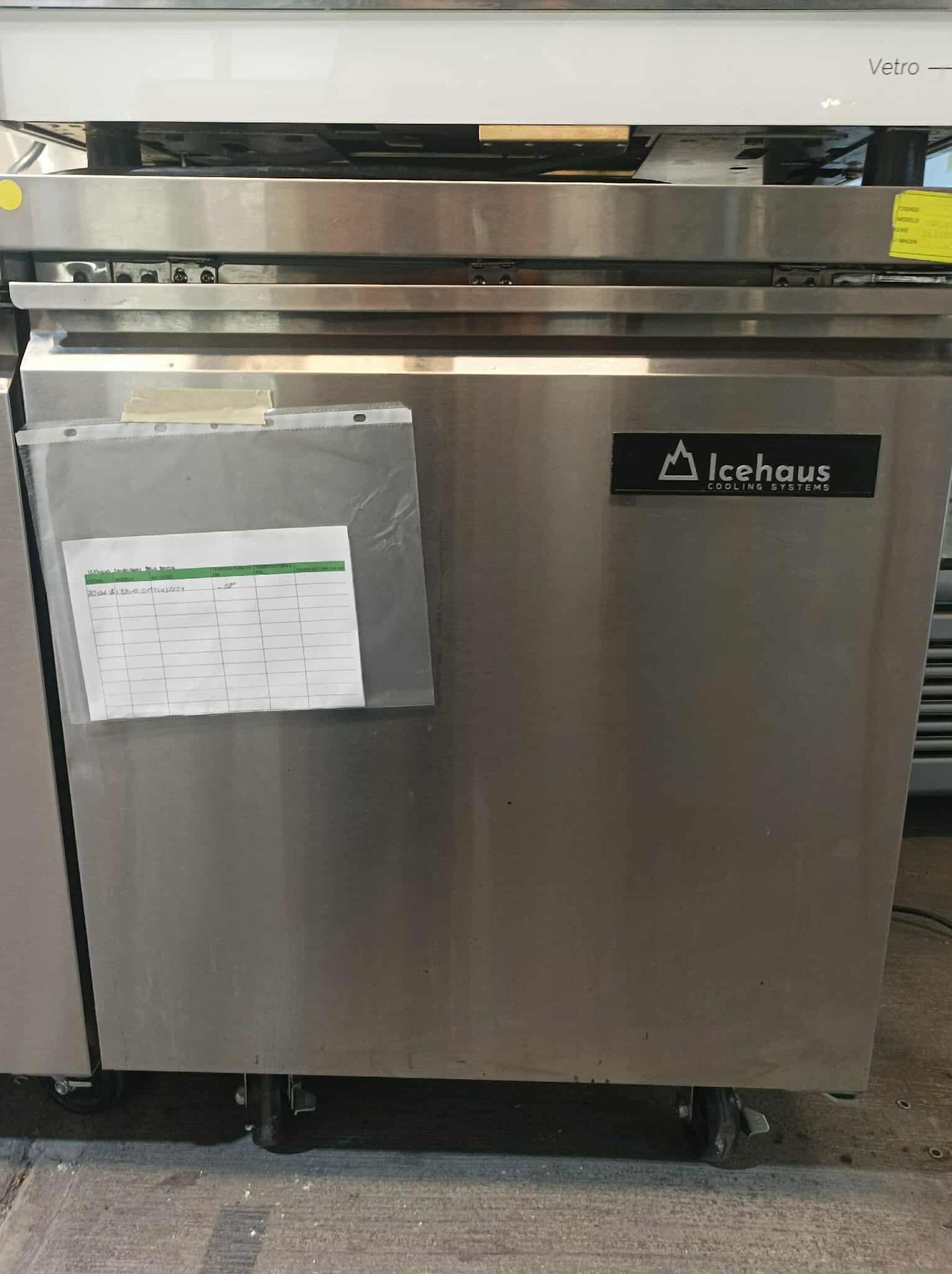 Icehaus Congelador Bajo Barra 1 Puerta CBB-1P-SS-01 115V Seminuevo