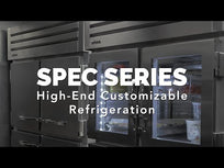 True Gabinete calefactor con puertas batientes delanteras/traseras STR1HPT-1G-1S Nuevo